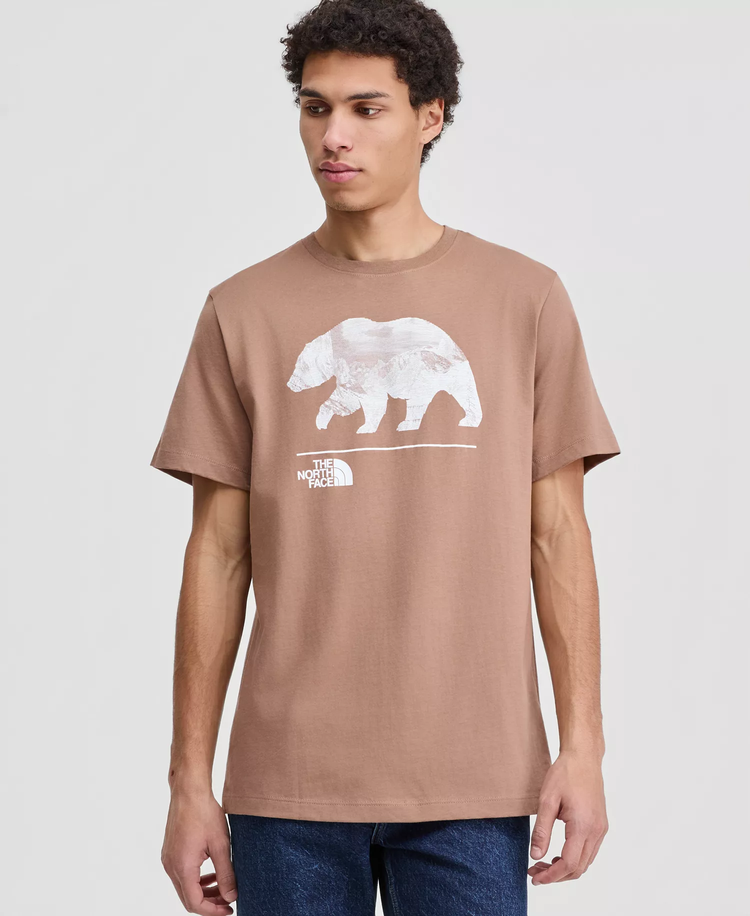 mni-b3882be44dad75f348497b785a2dd296 Men's Evolution Mountain Bear Short-Sleeve T-Shirt