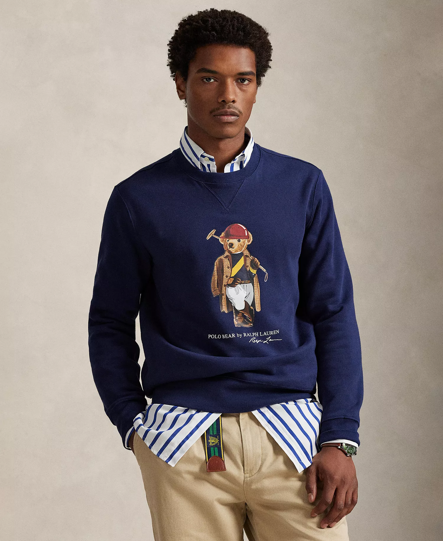mni-b498abc60425fb2ee608e6f6457f0f16 Men’s Polo Bear Crewneck Sweatshirt