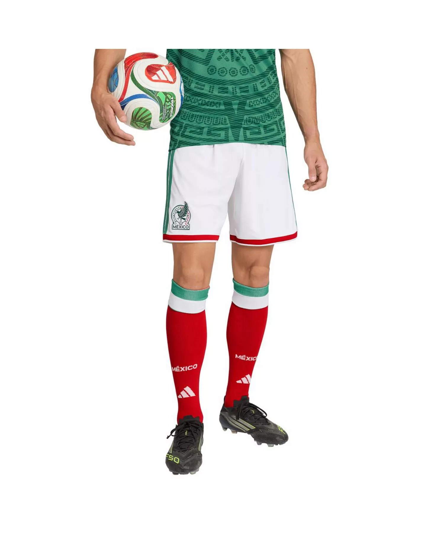 mni-b526952e643ef71a8755adc3e1212ab0 Men's White Mexico National Team FIFA x World Cup 2026 Replica Shorts