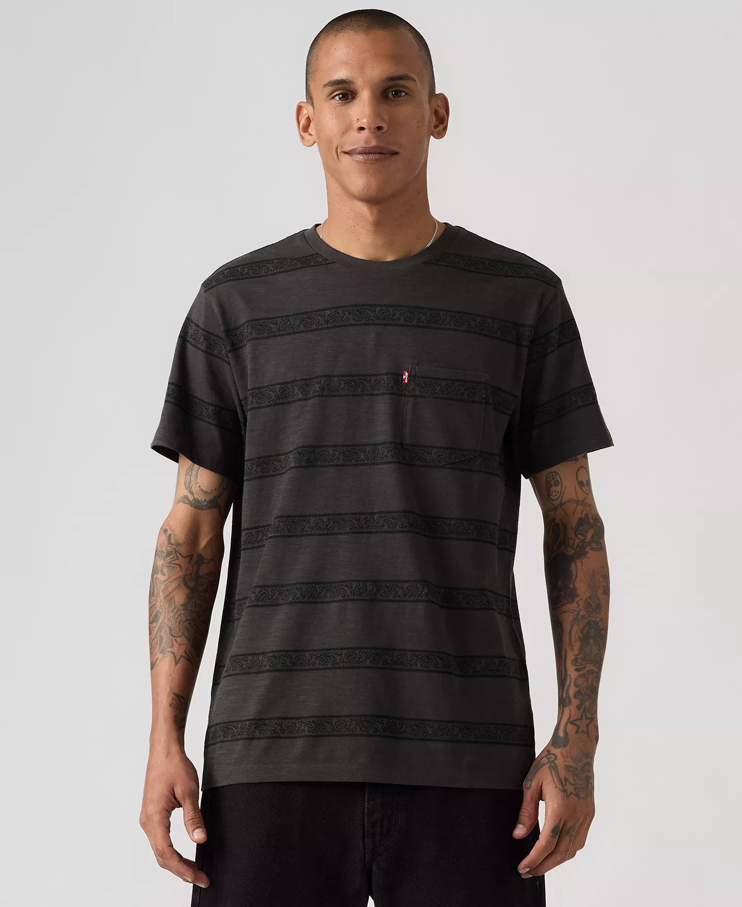 mni-b54bd36565441bf49ac7d8d95f628372 Men's Classic Pocket Short-Sleeve Crewneck T-shirt — изображение 7