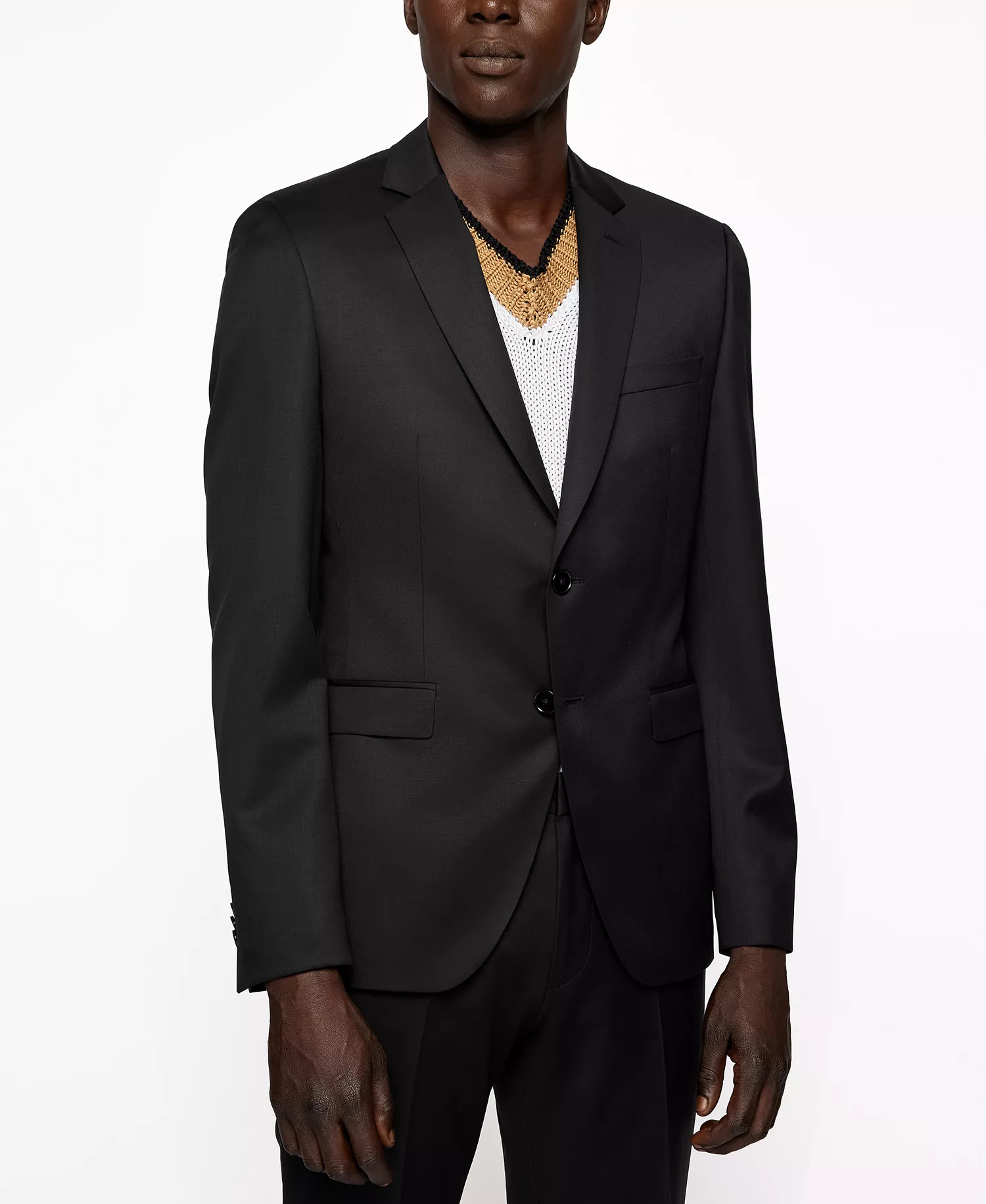 mni-b559486ba72ade6534b7de61d9395a41 Men's Virgin-Wool Extra-Slim-Fit Suit Jacket