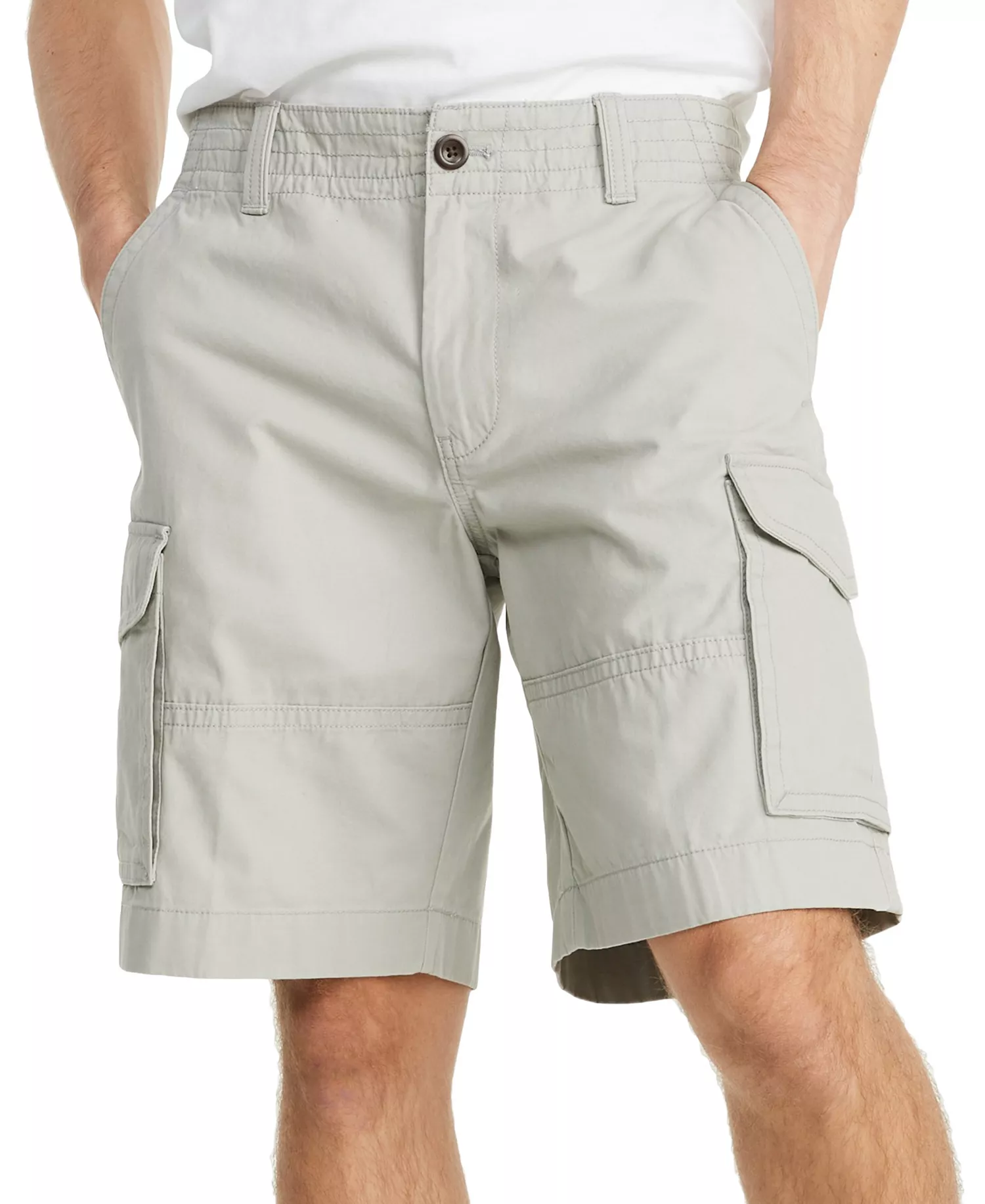 mni-b750d0d32cee778f0d8d08247bd25e9a Men's Essential Cotton 10" Cargo Shorts — изображение 3