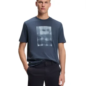 Men's Printed Artwork Cotton-Jersey T-Shirt