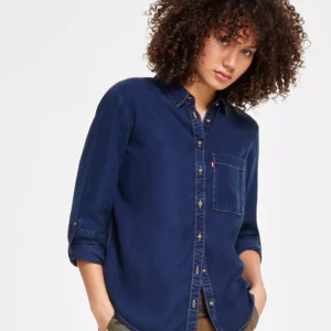 Women's Darlene Collared Button-Front Shirt