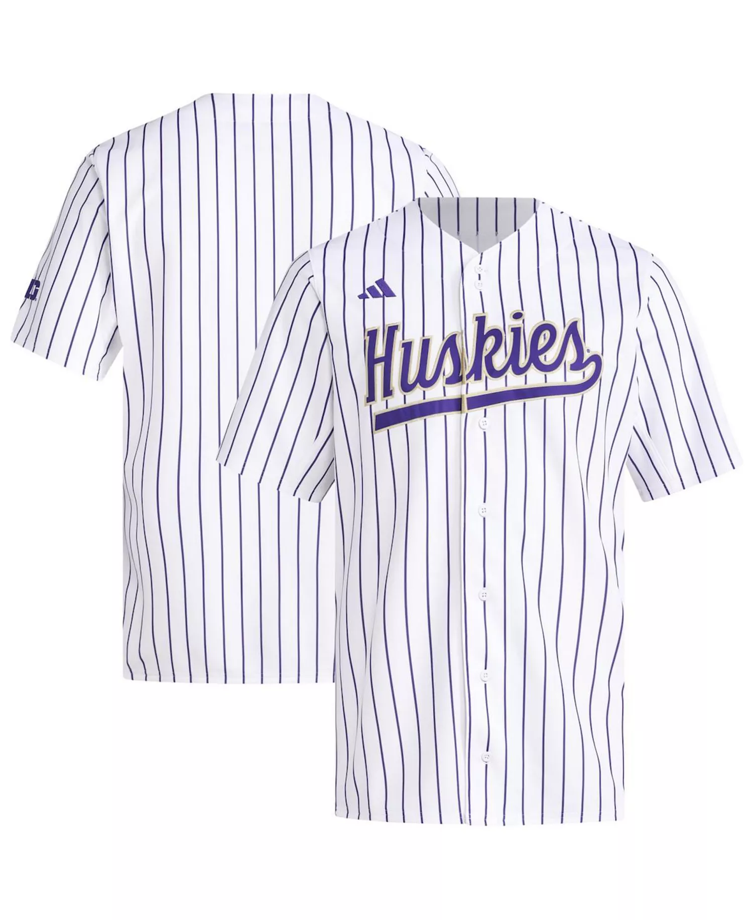 mni-b807aca7410d2b1056a196a9fe6474bf Men's White Washington Huskies Replica Baseball Jersey