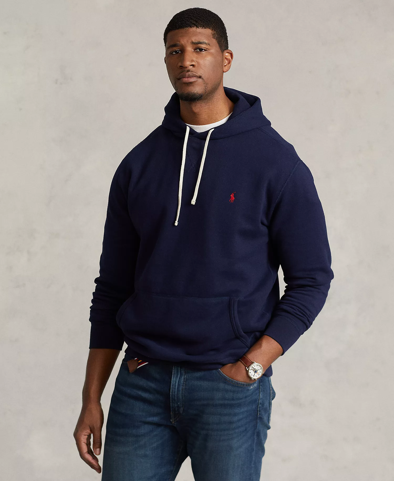 mni-b83cafc1cb44a7c337c02ef90f8a6f43 Men's Big & Tall The RL Fleece Hoodie