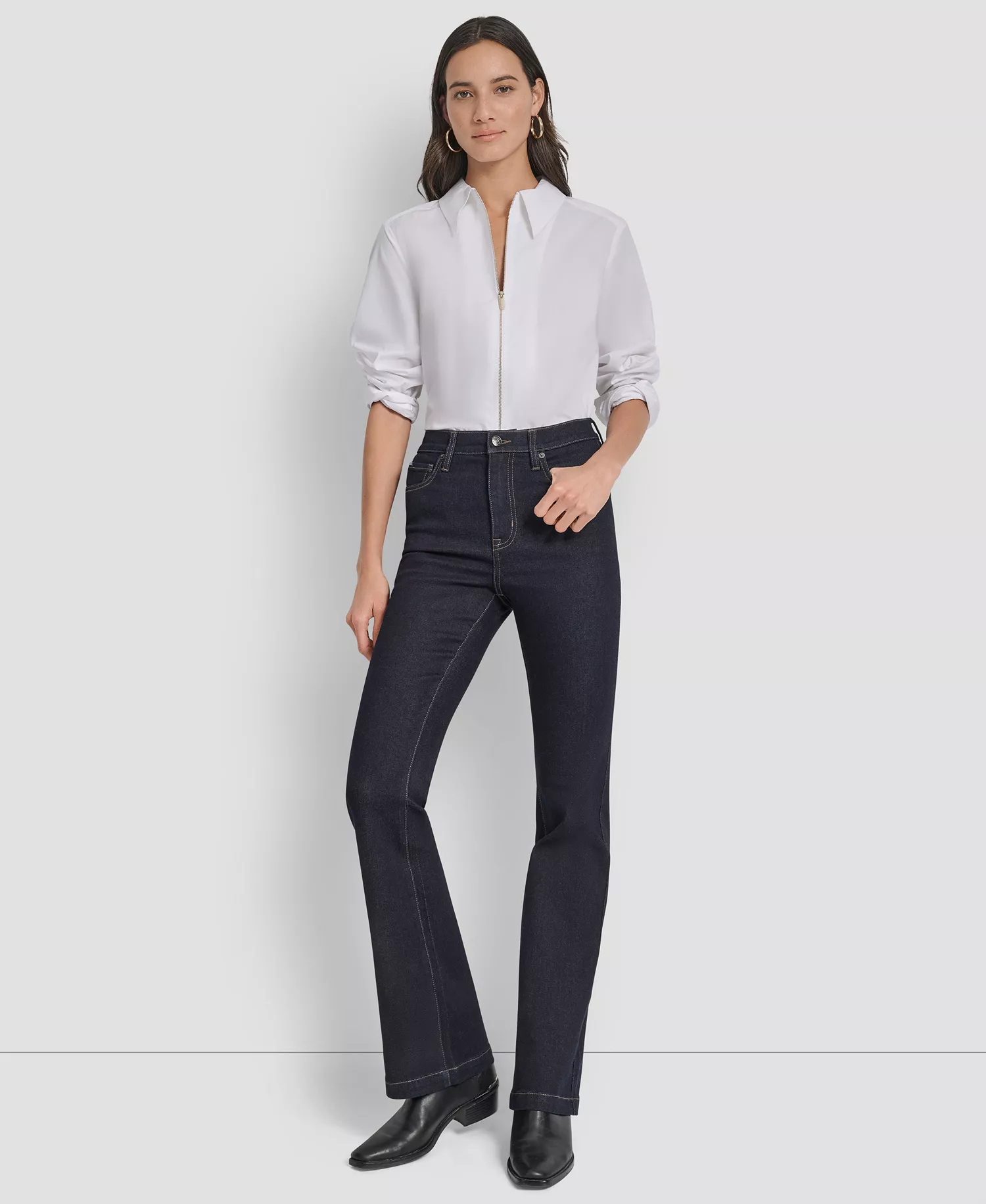 mni-b8760d7ae9498166ca2cf85247350238 Women's High Rise Flare Jeans — изображение 3
