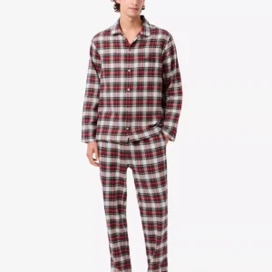 Men's 2-Piece Flannel Top and Pajama Set