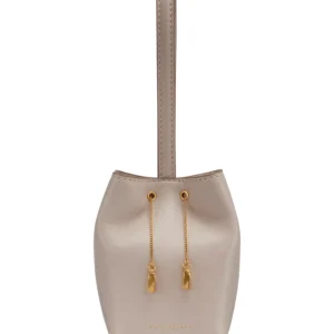 Sisal Mini Leather Clutch Shoulder Bag