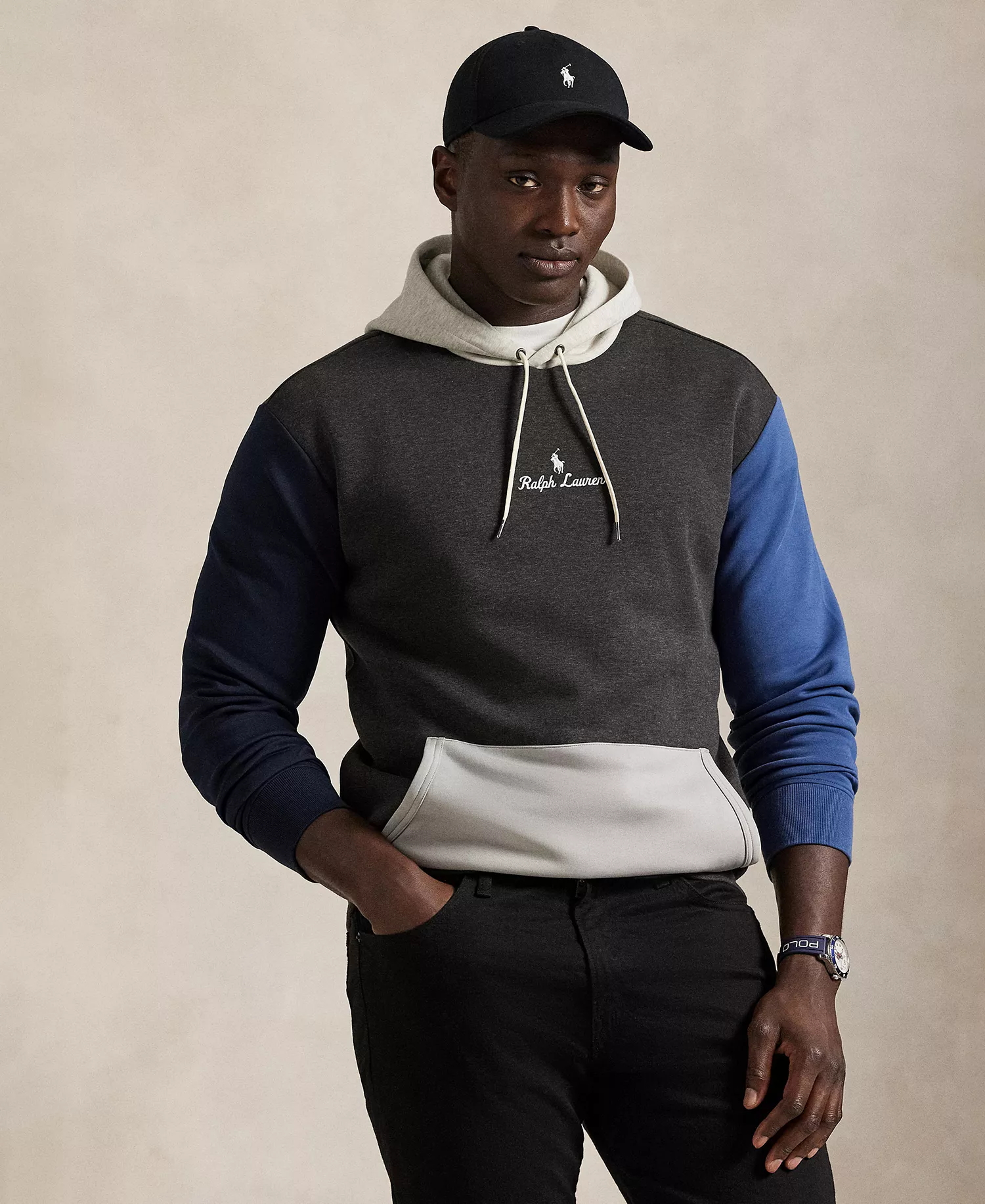 mni-bad5b37f5886b1abcfb6aa30fabcf59a Men's Big & Tall Long-Sleeve Logo Double-Knit Hoodie