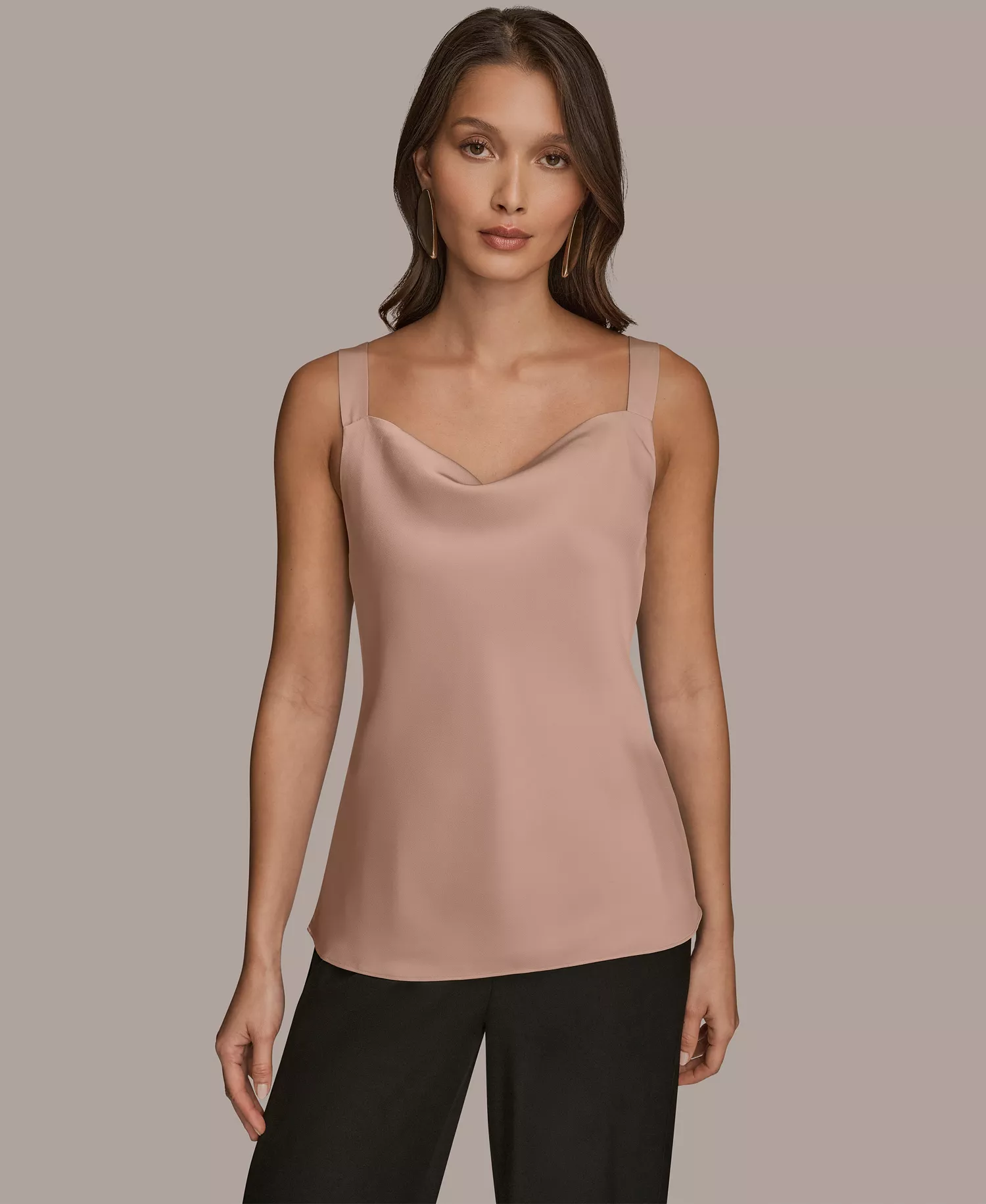 mni-bb074964853a29de925096a27a1aaa4f Women's Cowl Neck Camisole