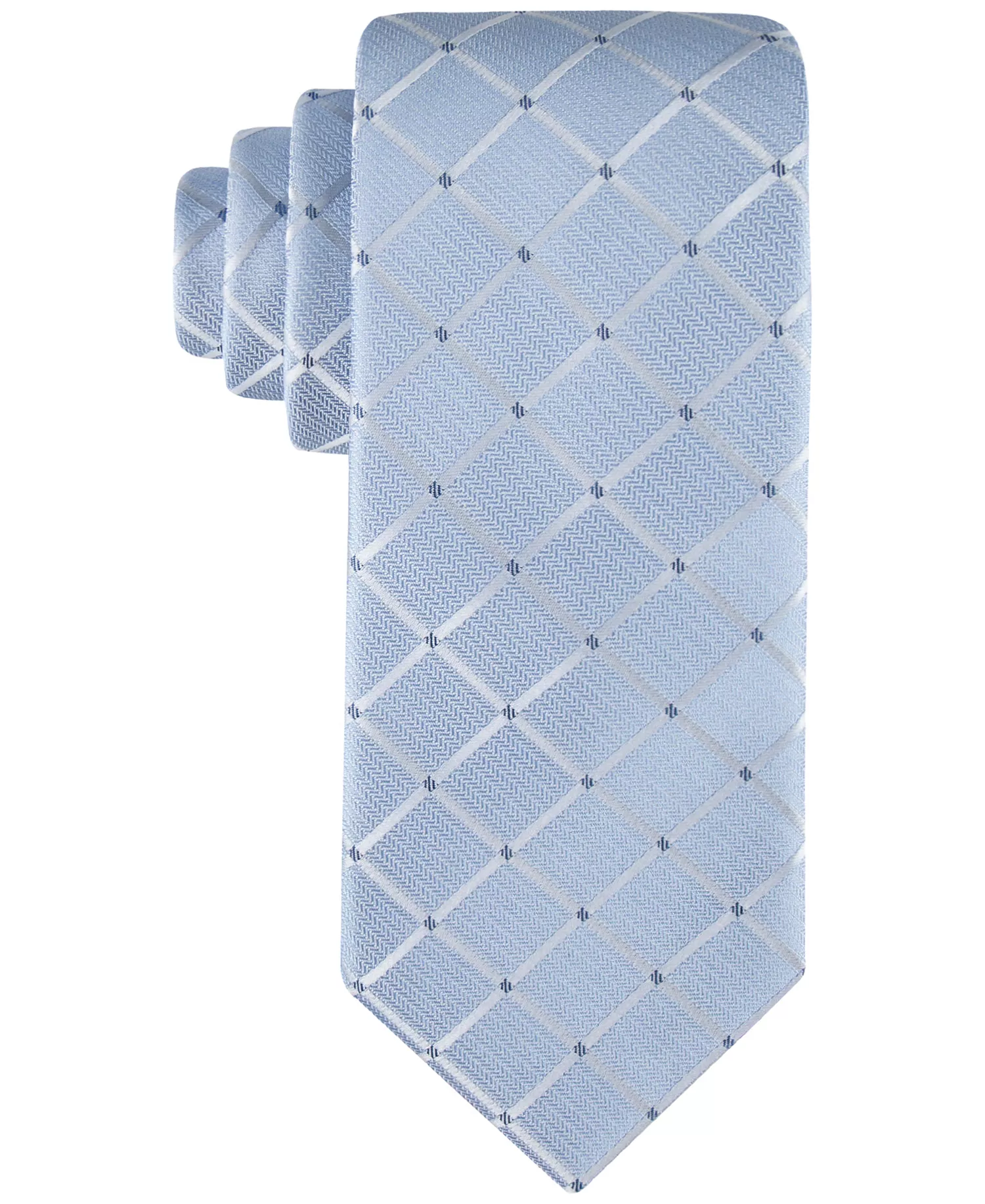 mni-bb43eec1057af35ae8524b1567da4bf8 Men's Herringbone Grid Tie