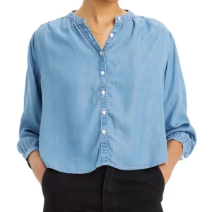 Women's Lilah Button-Front 3/4-Sleeve Blouse
