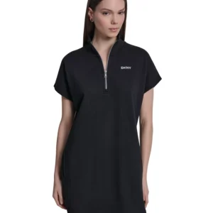 Women's Regular-Fit Half Zip Sneaker Dress