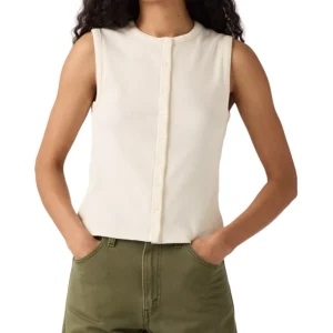 Women's Rory Sleeveless Button-Up Top
