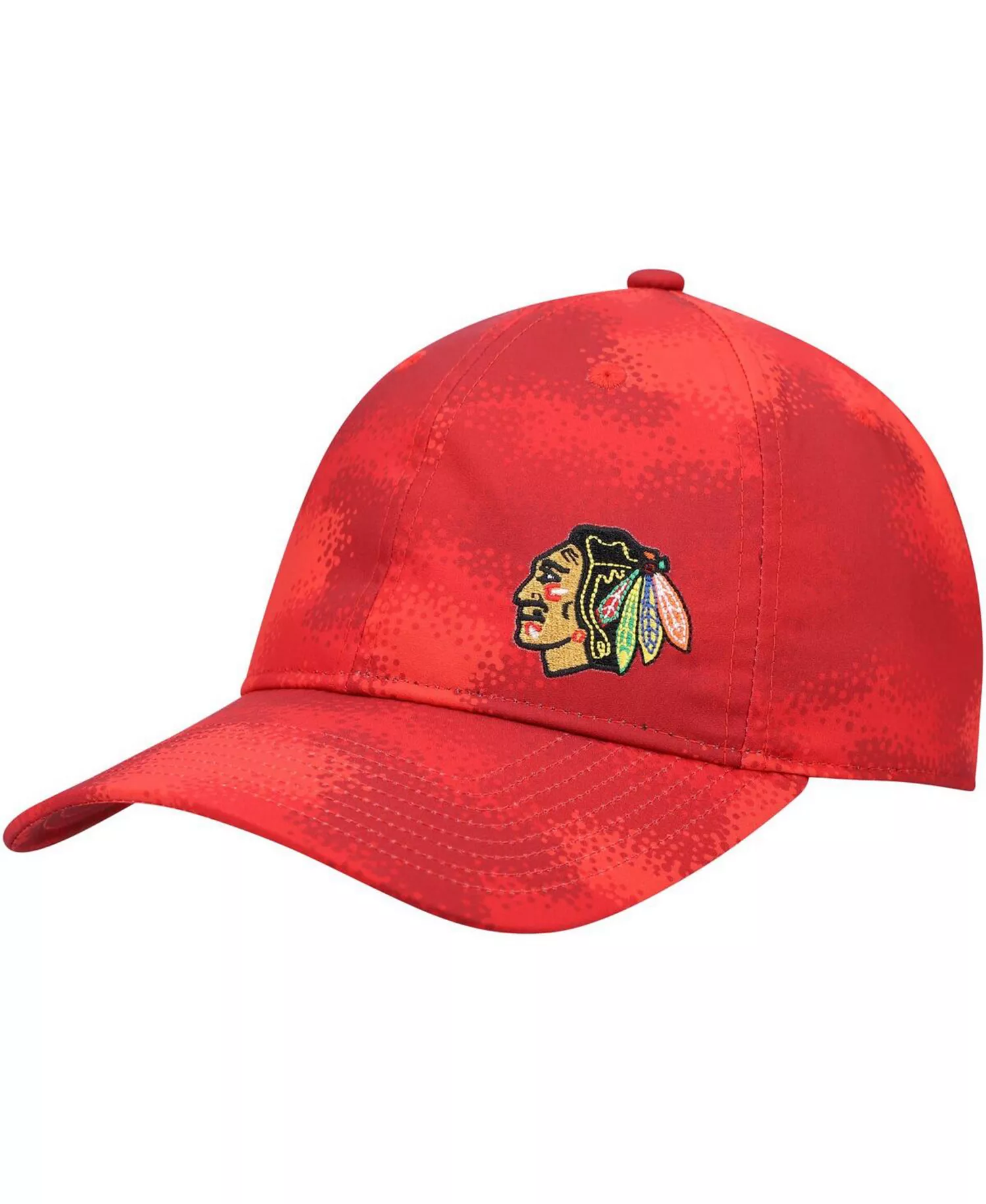 mni-bc9224b1fdc241292cfa3999040e8f5b Women's Red Chicago Blackhawks Camo Slouch Adjustable Hat