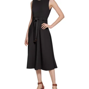 Women's Sleeveless Midi A-Line Dress