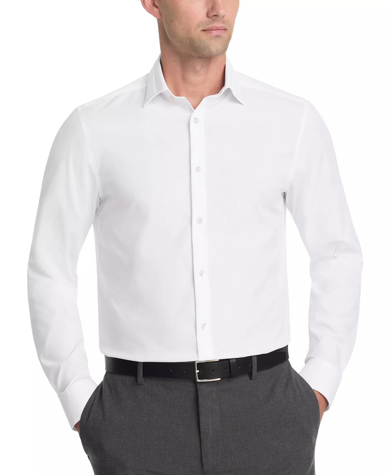 mni-c020284e74c17b52cb8aa6936db8ac5d Calvin Klein Men's Tailored Occasion Dress Shirt, Slim Fit