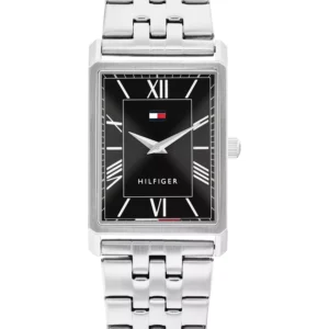 Men's Quartz Silver Tone Stainless Steel Bracelet Watch, 25.5 mm