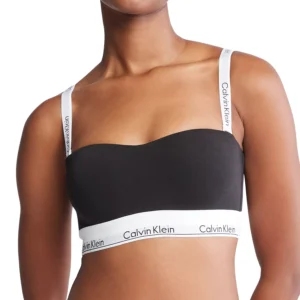 Calvin Klein Women's Modern Cotton Lightly Lined Bandeau Bralette QF7628