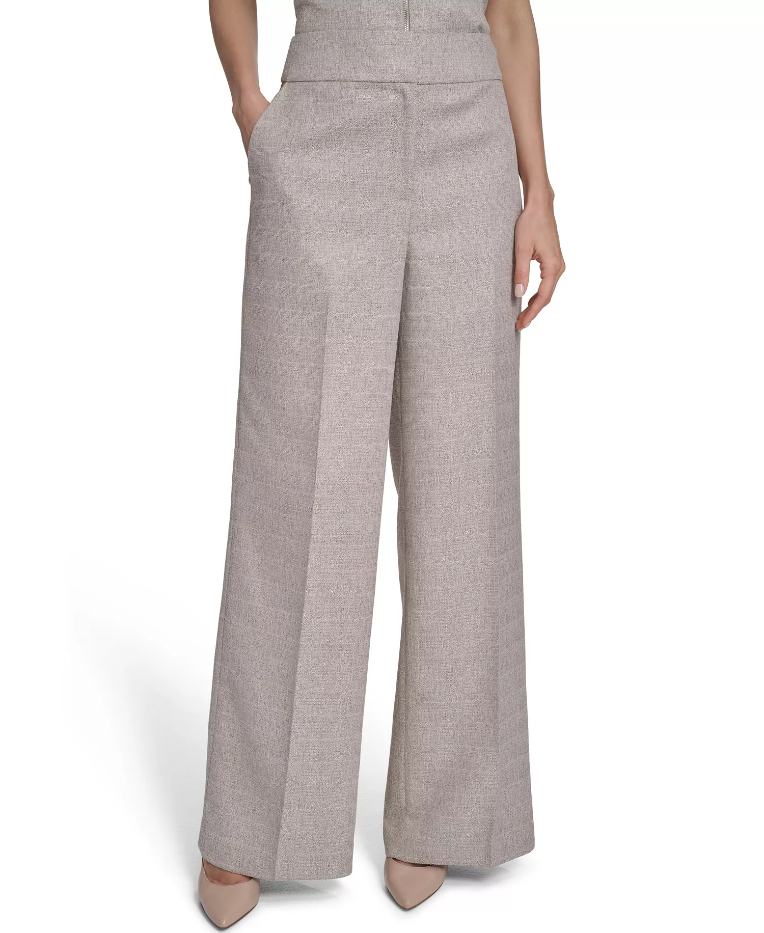 mni-c117349dfaefd527141280bdf53300d5 Women's Novelty Wide-Leg Pants