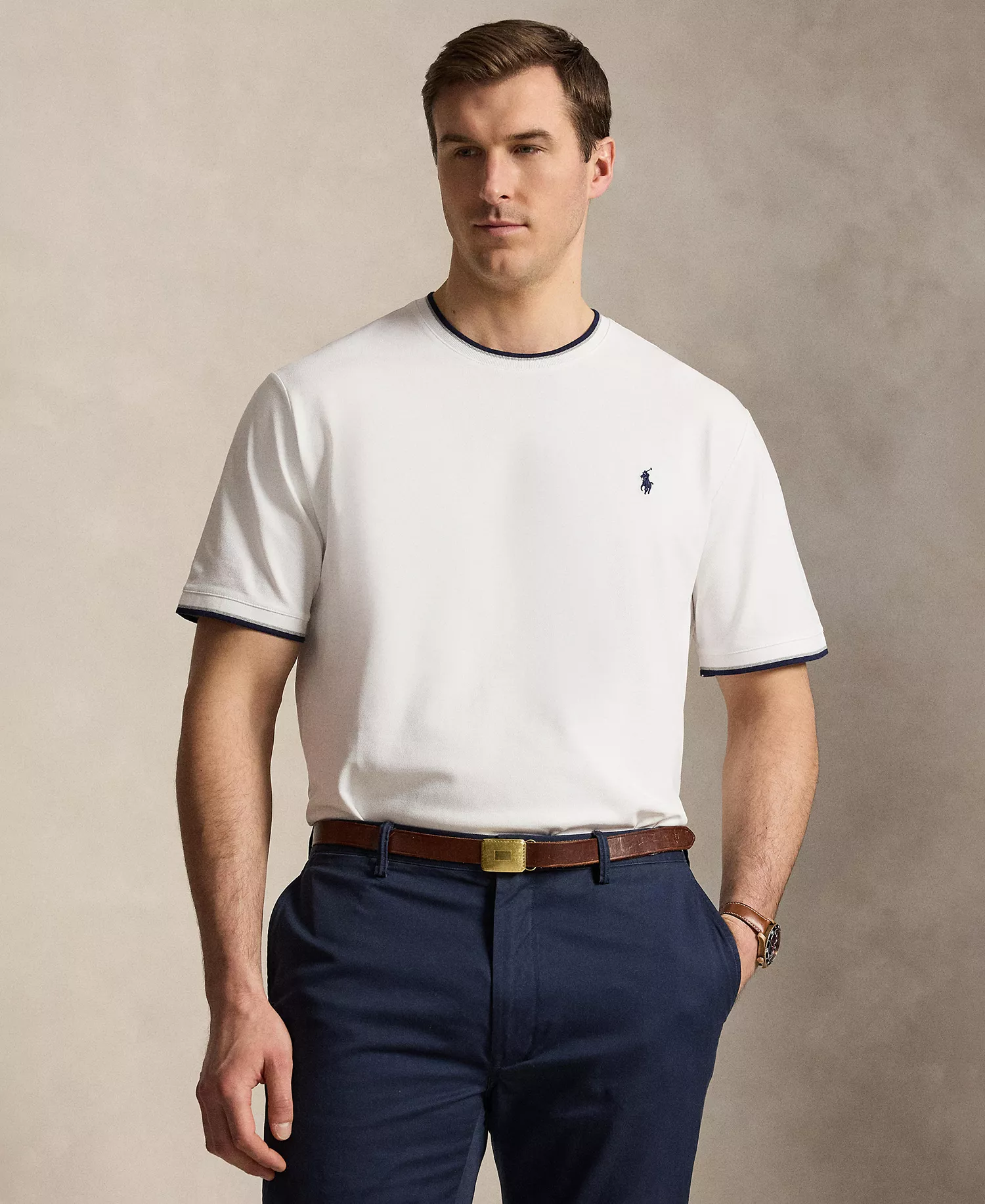 mni-c1d4341258a054b0d4292fd3ab2a8073 Men's Big & Tall Crewneck T-Shirt — изображение 5