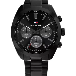 Men's Chronograph Black IP Stainless Steel Bracelet Watch, 40mm