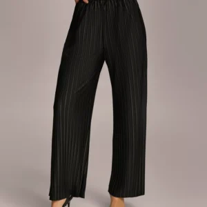 Women's Pull-On Pleated Wide Leg Pants