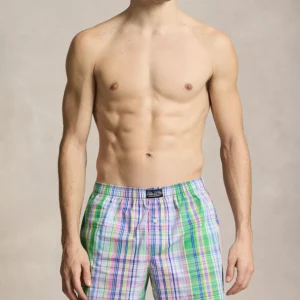 Men's Yarn-Dyed Plaid Boxer Briefs