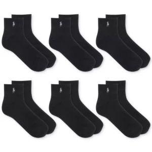 Men's 6-Pack Performance Sport Quarter Socks