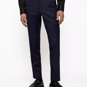 Men's Slim-Fit Tuxedo Trousers