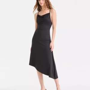 Women's Second Skin Asymmetric-Hem Slip Dress, Macy's Exclusive