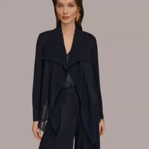 Women's Ruffle Front Jacket
