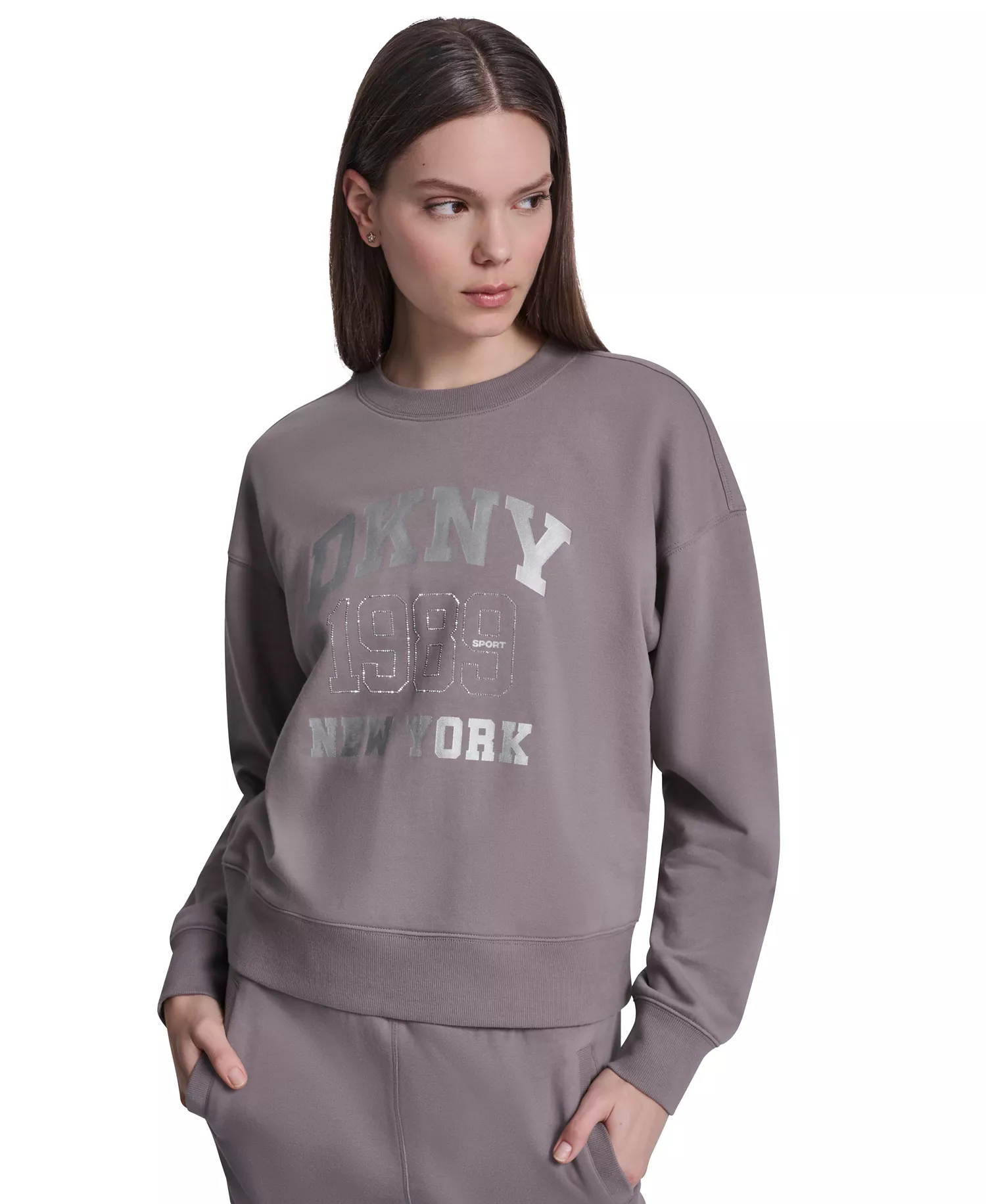mni-c5bf7bd0782e4f8d10225447872c7a41 Women's Crew Neck Pull-On Sweatshirt — изображение 3
