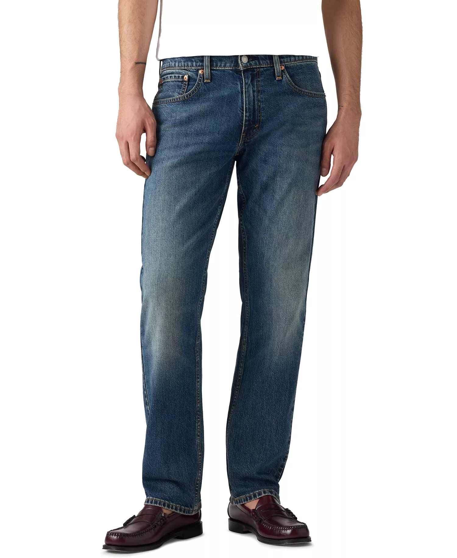 mni-c6504547f194eb43959c2226afdbad92 Men's 559 Relaxed Straight-Fit Stretch Jeans — изображение 8