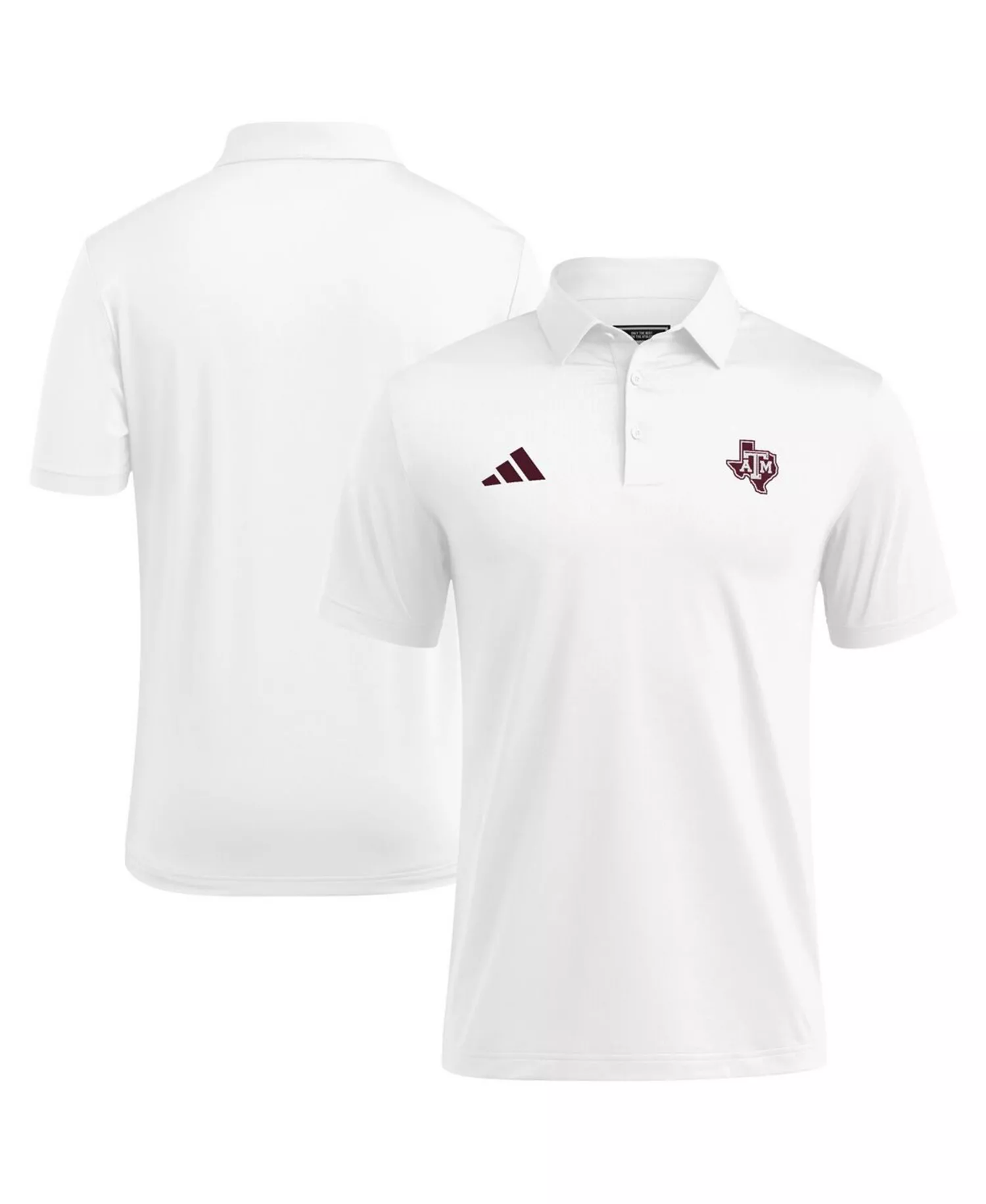 mni-c74175bcfd05c2919c88e23521bc3c9d Men's White Texas A&M Aggies Ultimate 365 Polo Shirt
