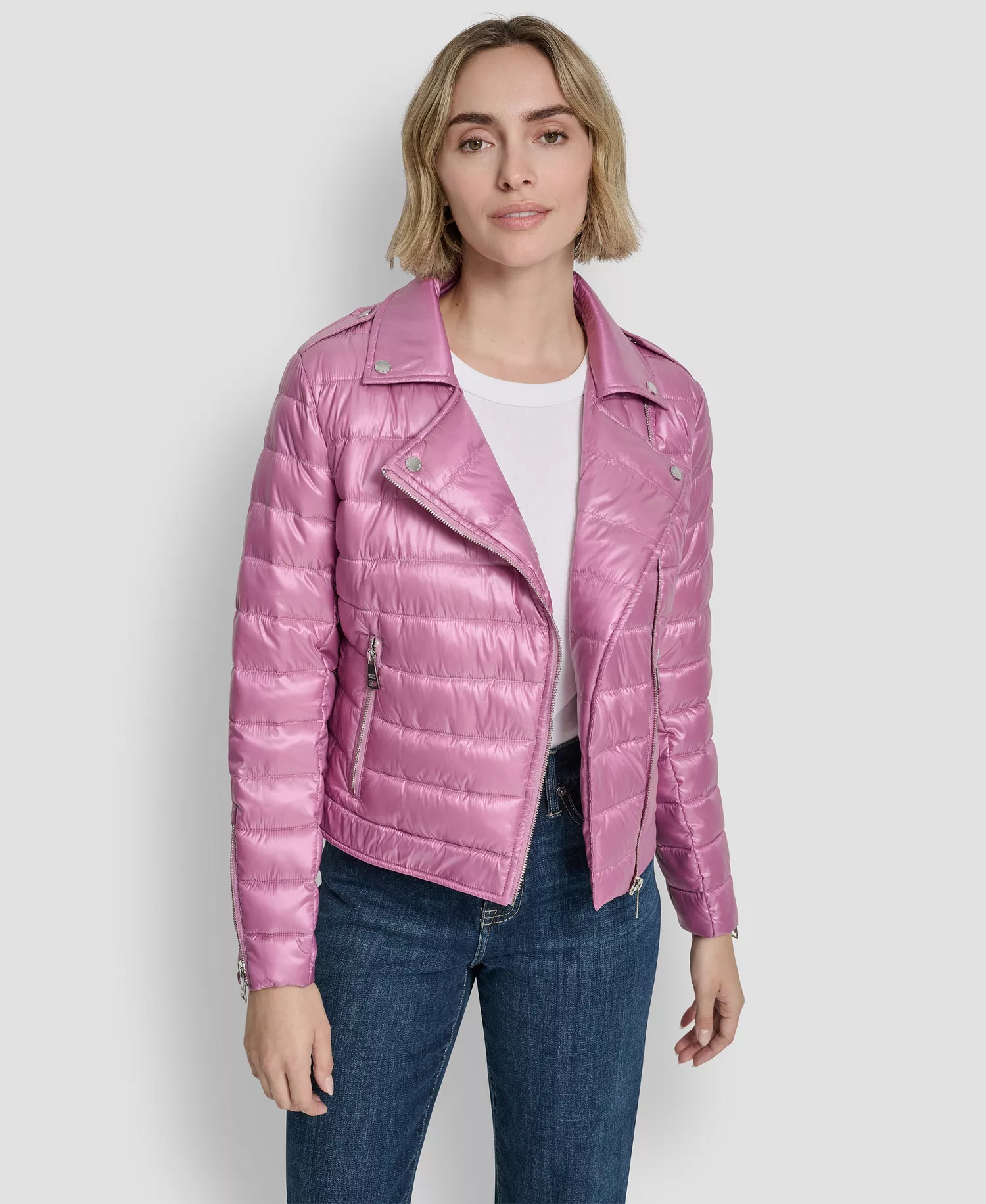 mni-c77e8a4f2164340ae7e81496be18b0e8 Women's Lightweight Zip-Front Puffer Jacket — изображение 3