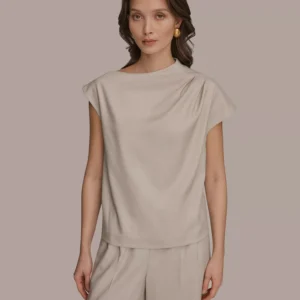 Women's Draped Neck Top