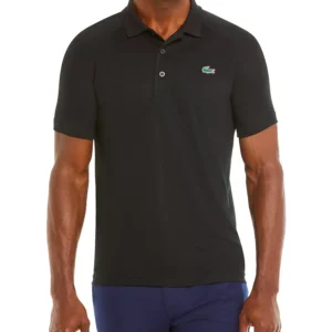 Men's Breathable Run-Resistant Interlock Polo Shirt