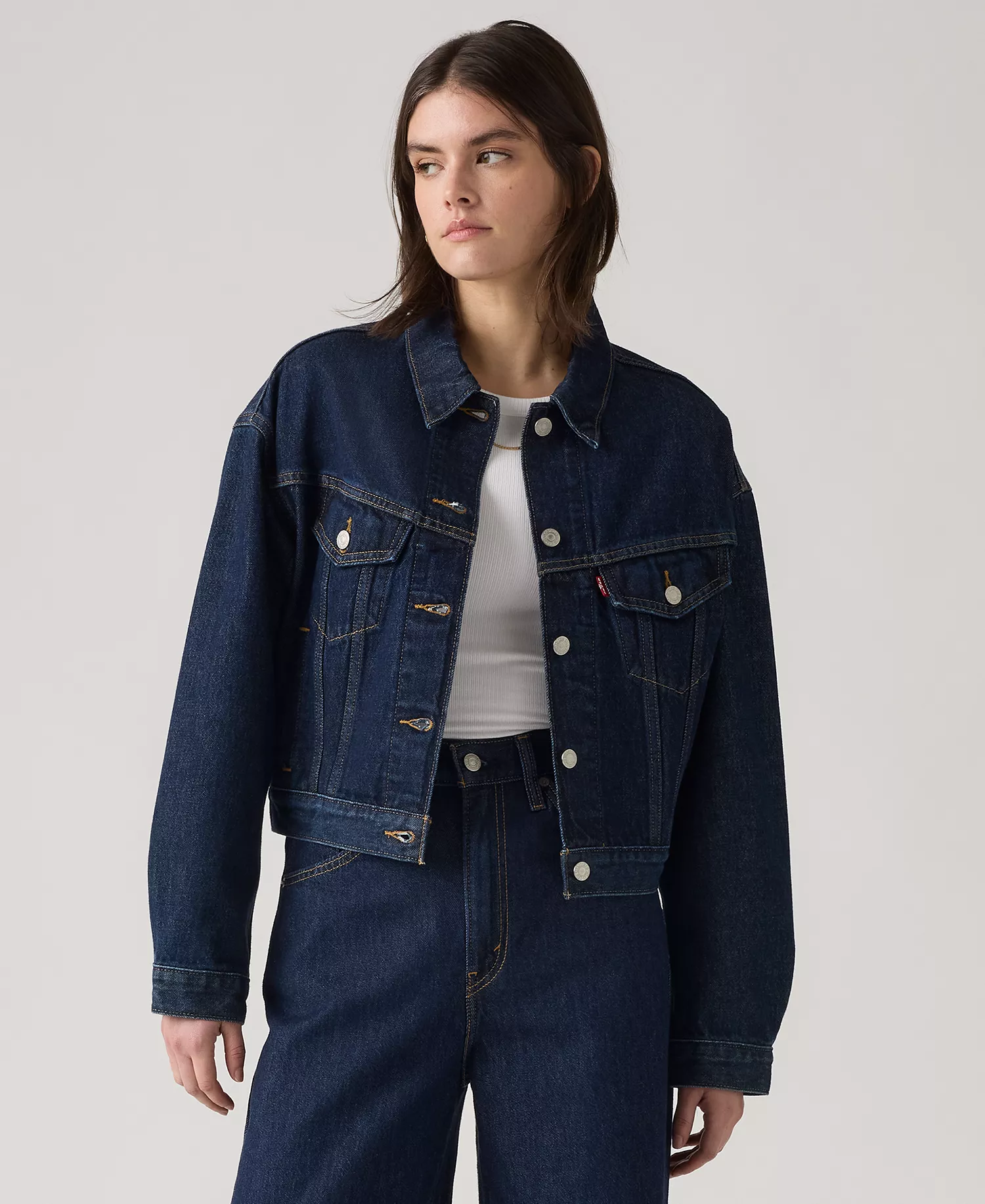 mni-cae07d206d3570ecf044e4c3cb8e41e6 Women's Shrunken '90s Trucker Jacket