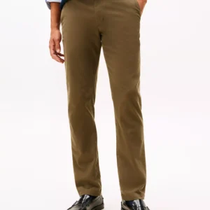 Men's Denton Slim-Straight-Fit Yarn Dye Structure Chino Pants