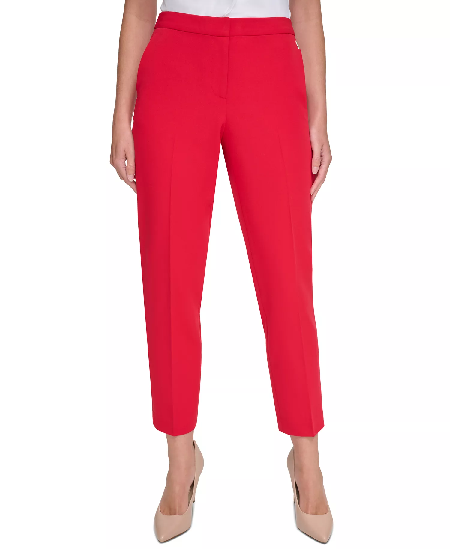 mni-cbccbea316cabdc000be59e4a1543760 Women's One-Button Blazer and Sloane Slim-Leg Ankle Pants — изображение 5