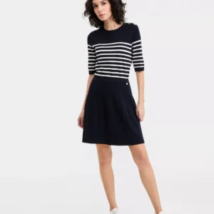 Jeans Women's Pleated Sweater Skirt