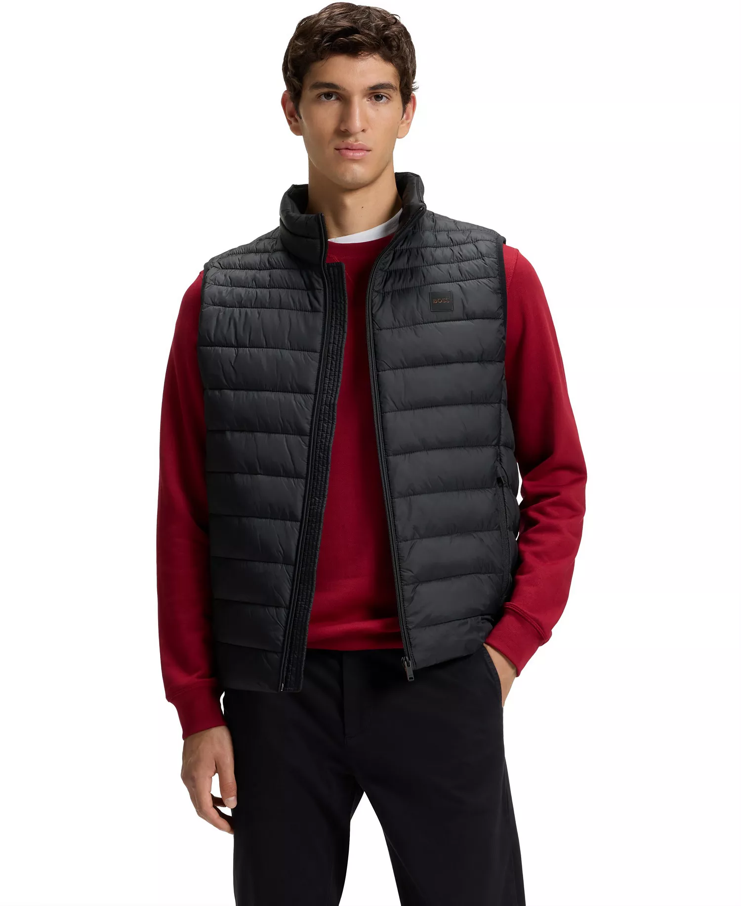mni-ccdef4738b0441a4a44dc07cfa8c9a82 Men's Packable Slim-Fit Gilet Jacket