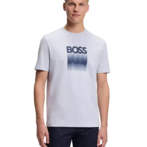 Men's Cotton-Jersey Logo Print T-Shirt