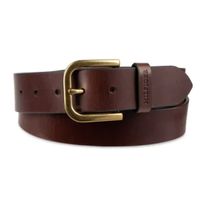 Men's Genuine Leather Raw Edge Casual Jean Belt