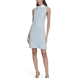 Women's Collared Sleeveless Dress