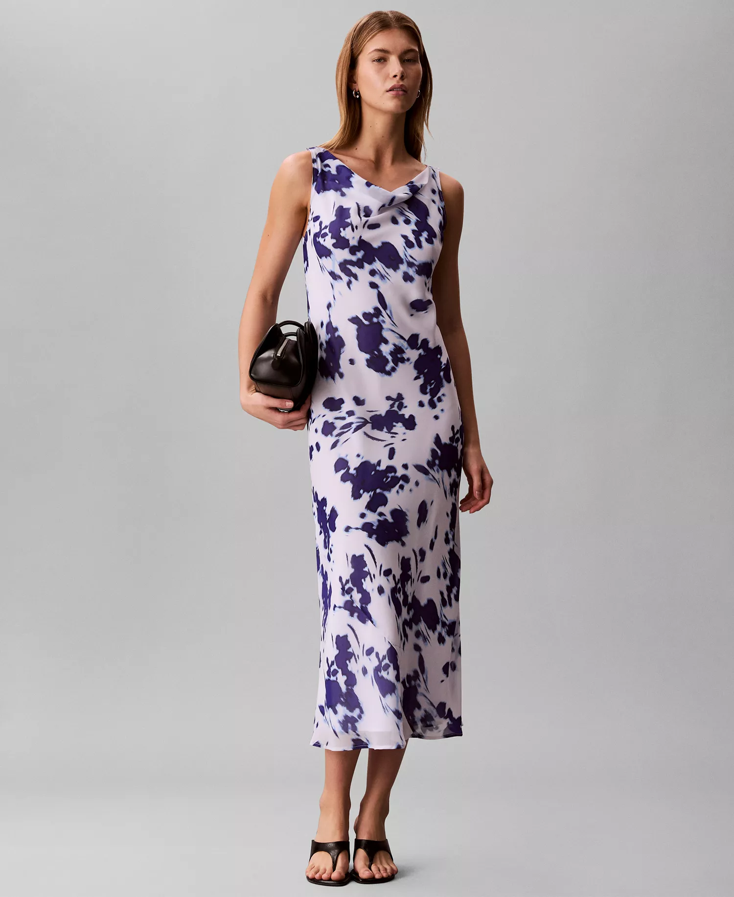 mni-cef4070aeaab3a813552074e40938eba Women's Printed Sleeveless Dress