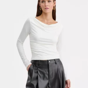 Women's Boat-Neck Jersey Top, Macy's Exclusive