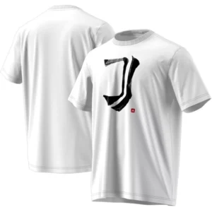 Men's White Juventus Chinese Calligraphy T-shirt